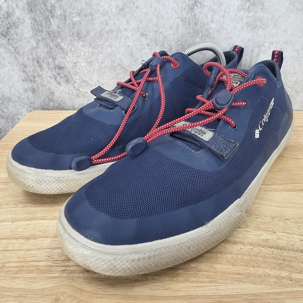 Columbia Dorado CVO PFG Fishing Shoes Mens 12 Blue Outdoor Low Top Sneakers